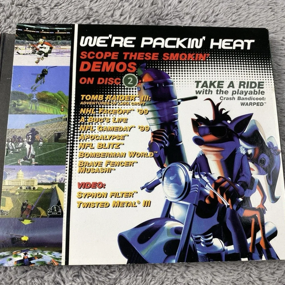 Playstation‎ Underground CD Magazine Demo Discs V2.4 PS1 Complete 2 Disc